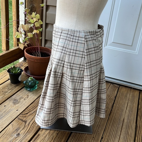 NWT Windsor Pleated Schoolgirl Plaid Skirt Preppy Cheer Halloween Dark Academia - Picture 4 of 9